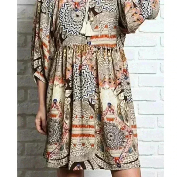 Umgee tribal print boho dress size small - Picture 13 of 13